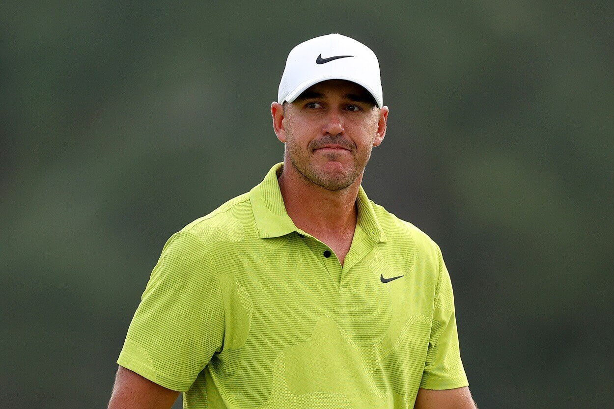 LIV Golf player Brooks Koepka during the first round of the 2023 Masters