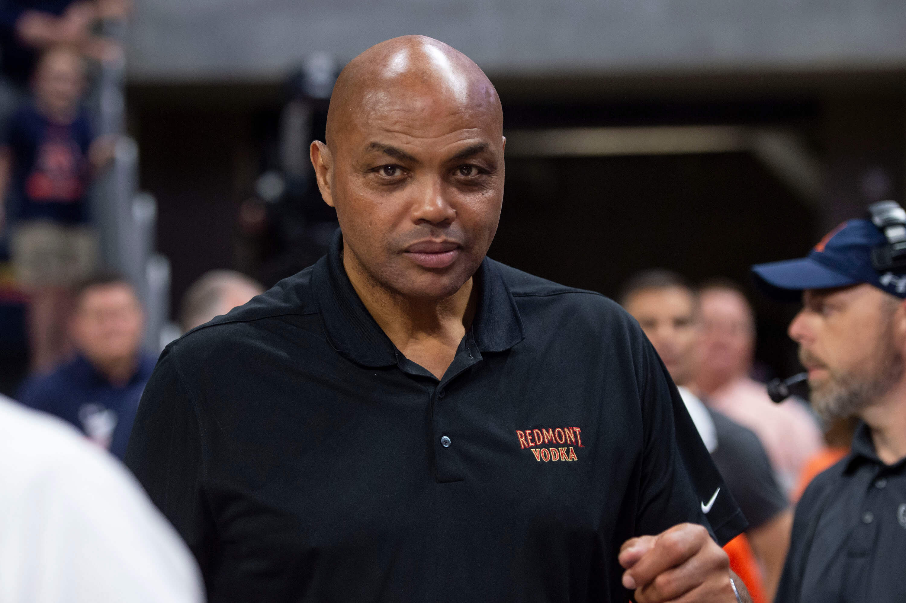 Former basketball player Charles Barkley after Auburn's game against the Tennessee Volunteers.