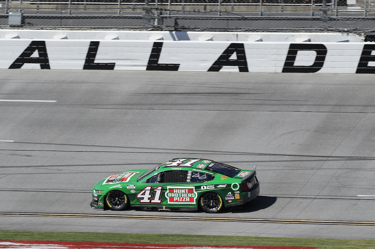 Ryan Preece during qualifying.