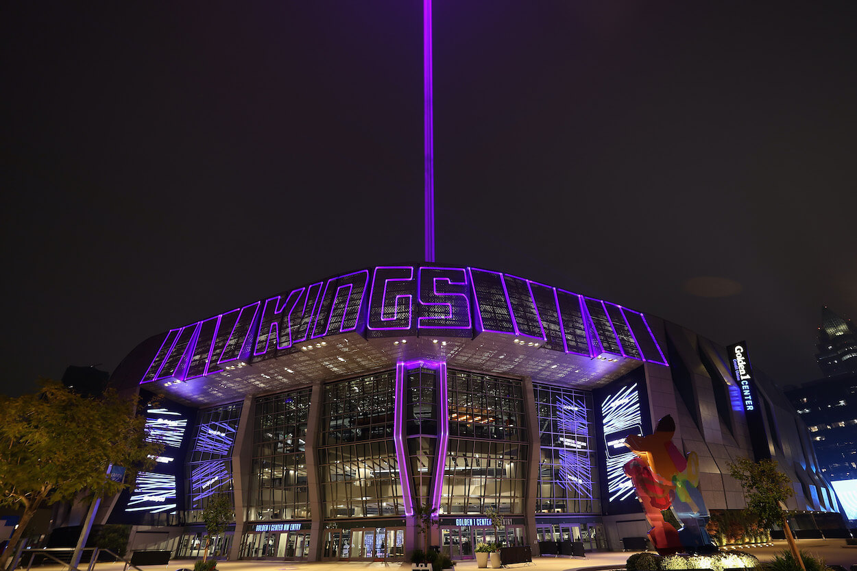 The Sacramento Kings' 'Victory Beam' lights up after every home win.
