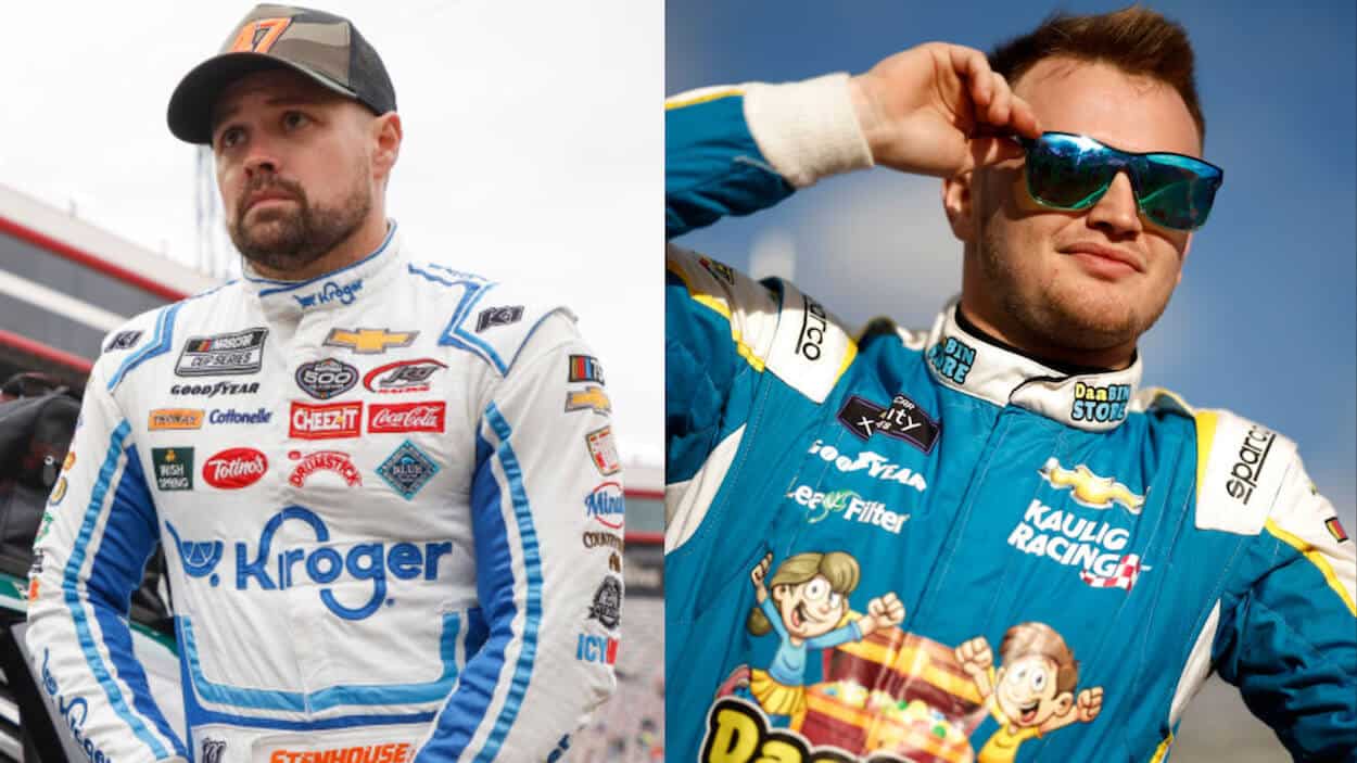 Ricky Stenhouse Jr. (L) and Justin Haley (R)