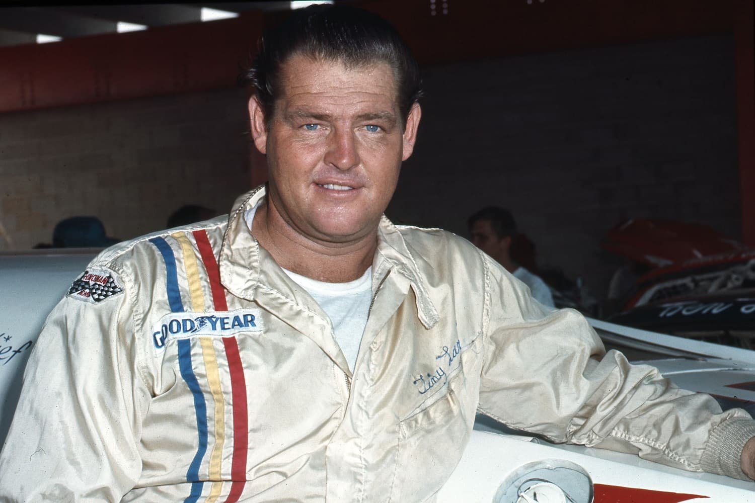 Tiny Lund poses during the 1971 NASCAR season.