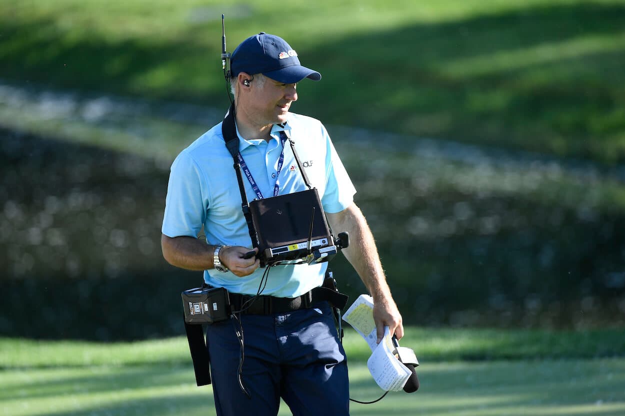 Trevor Immelman walks the course during the Memorial Tournament.