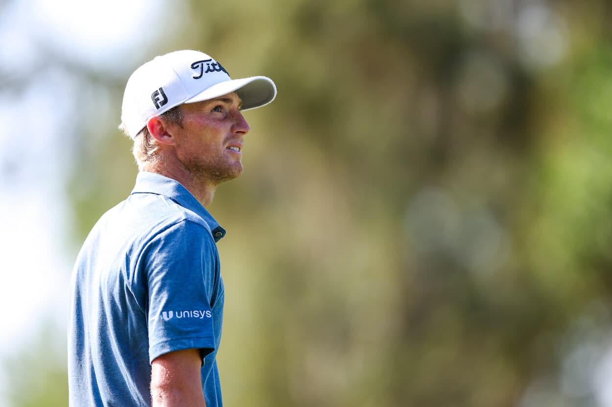 Will Zalatoris looks on during the Players Championship.