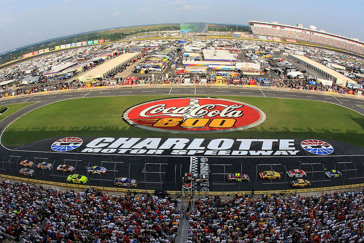 The 2011 NASCAR Sprint Cup Series Coca-Cola 600 at Charlotte Motor Speedway.