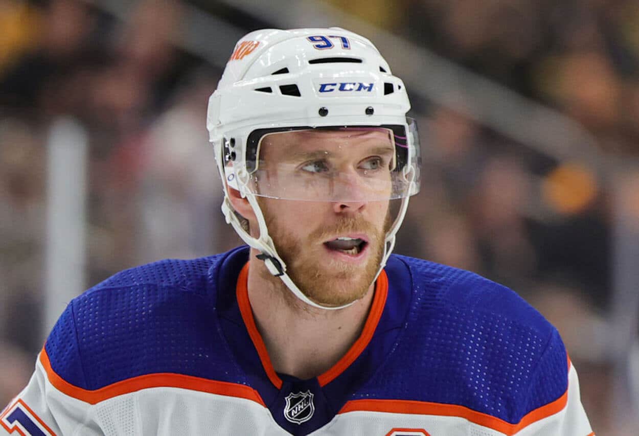 Connor McDavid during the Edmonton Oilers' 2023 postseason.