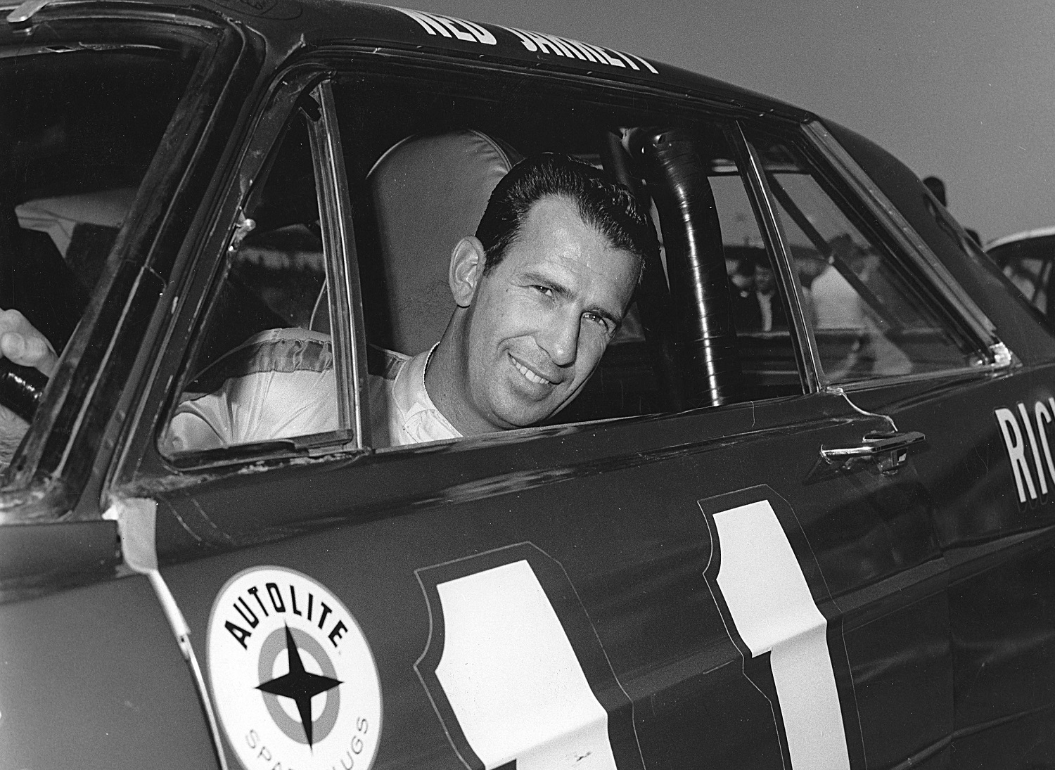 Ned Jarrett at the 1966 Daytona 500. | ISC Images & Archives via Getty Images