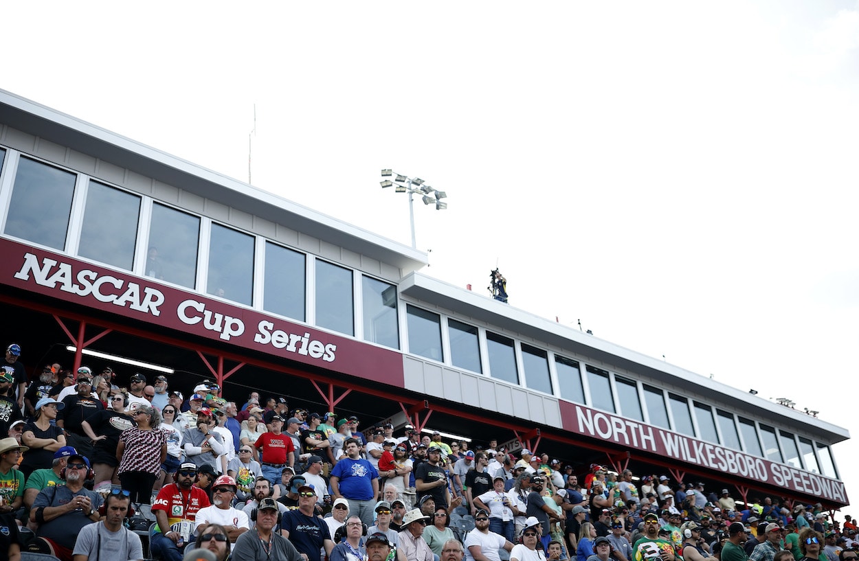 NASCAR fans at North Wilkesboro