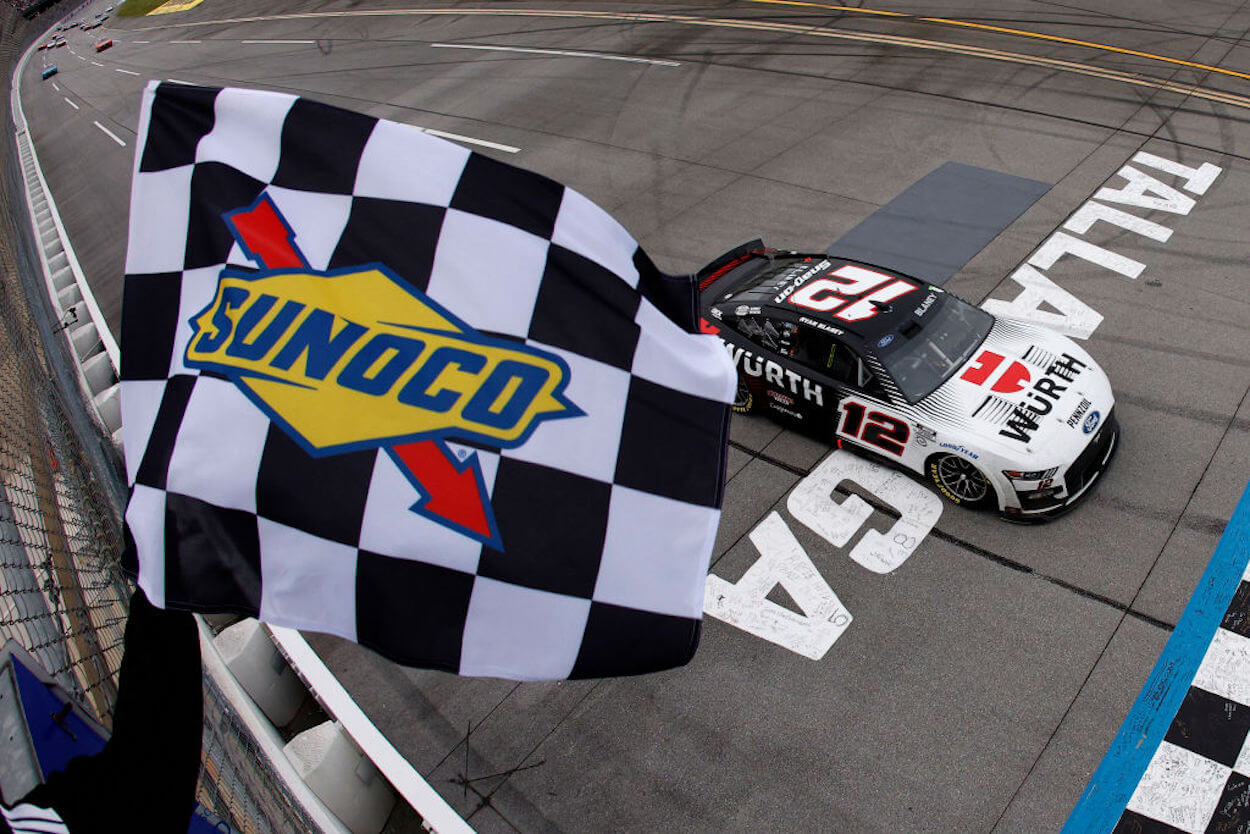 Ryan Blaney finished in second place at Talladega.