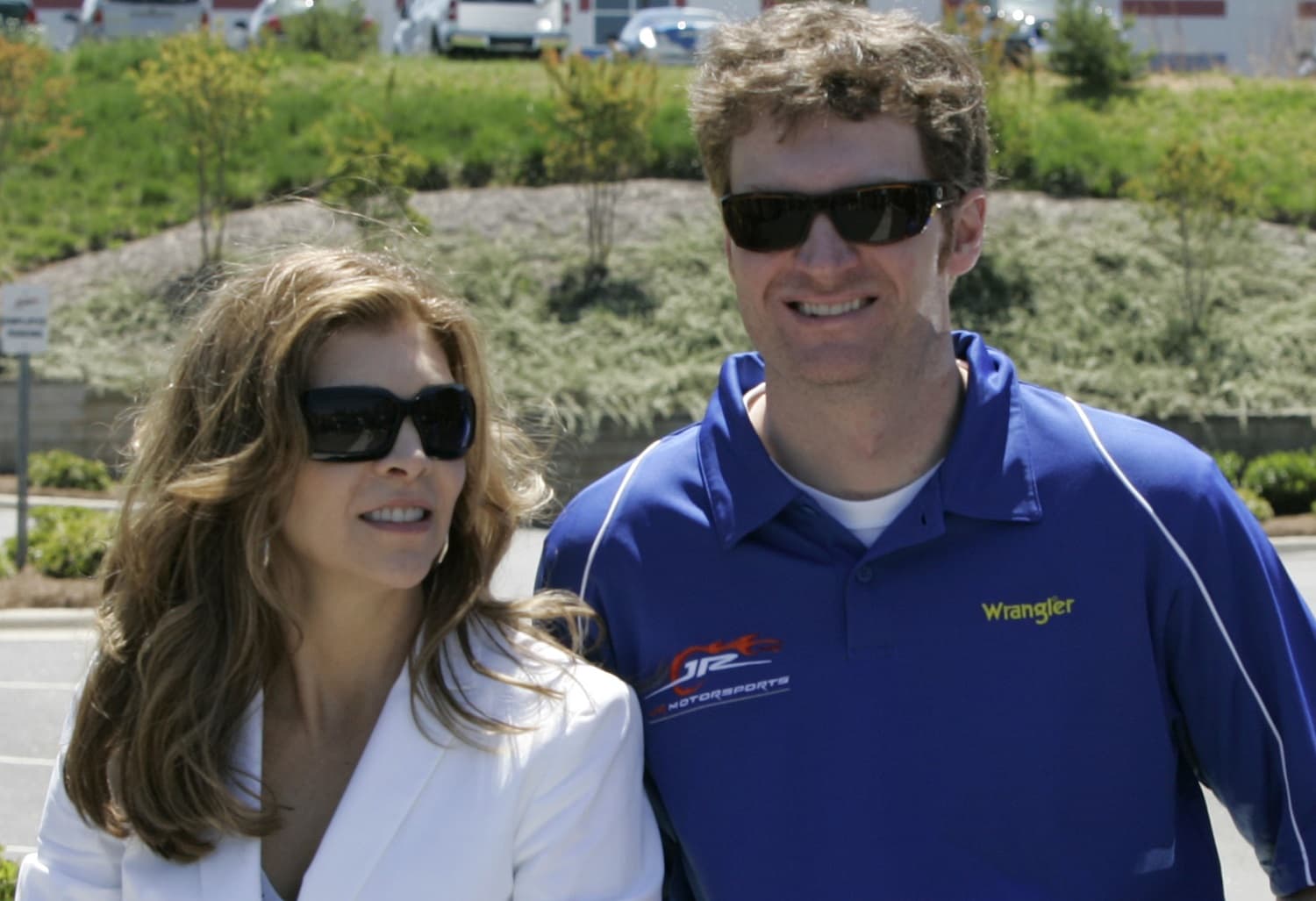 Teresa Earnhardt and Dale Earnhardt Jr., seen unveiling the No. 3 Wrangler car he drove in the 2010 Nationwide race in Daytona, fought over the future of DEI.