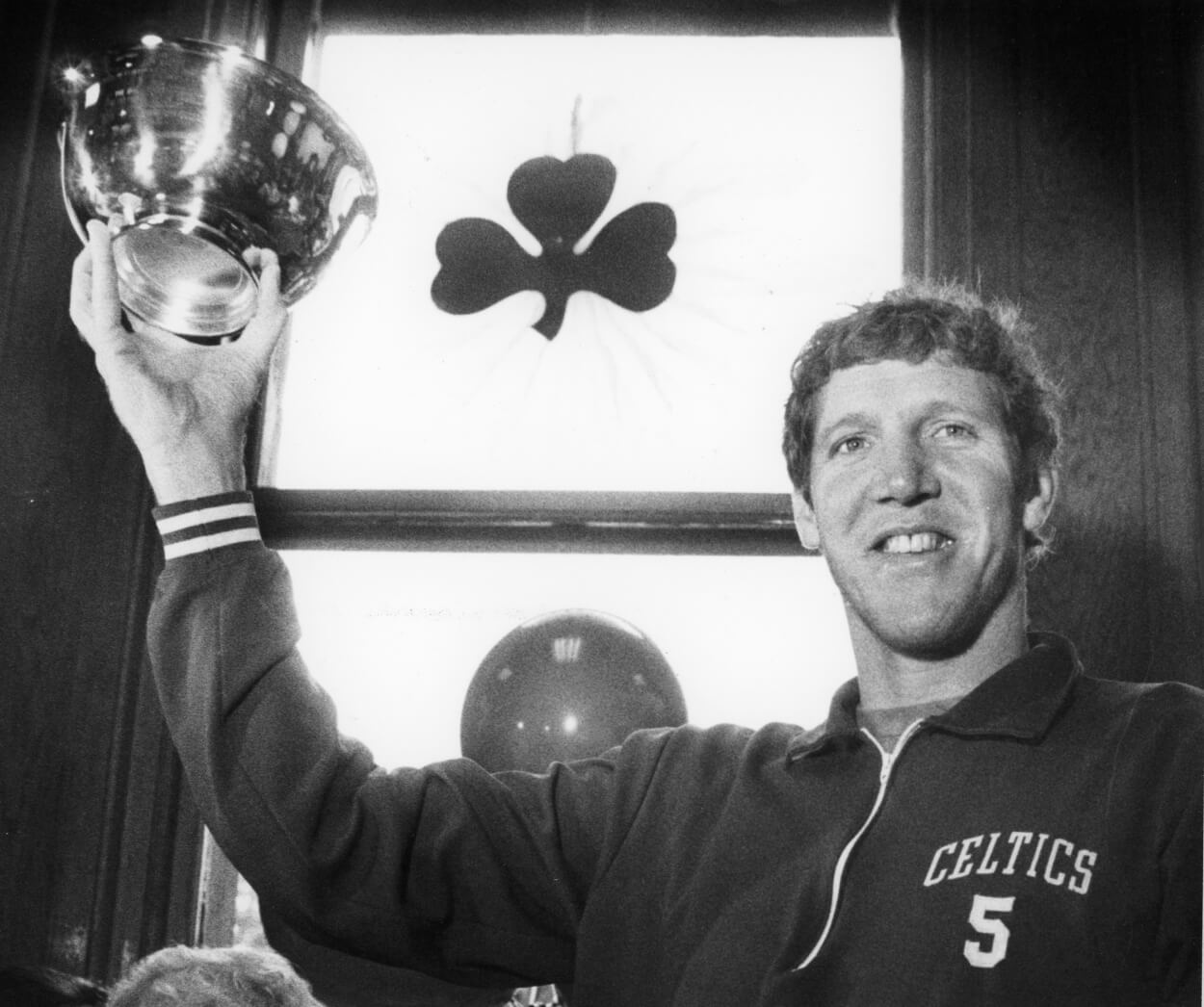 Boston Celtics center Bill Walton during "Bill Walton Day."