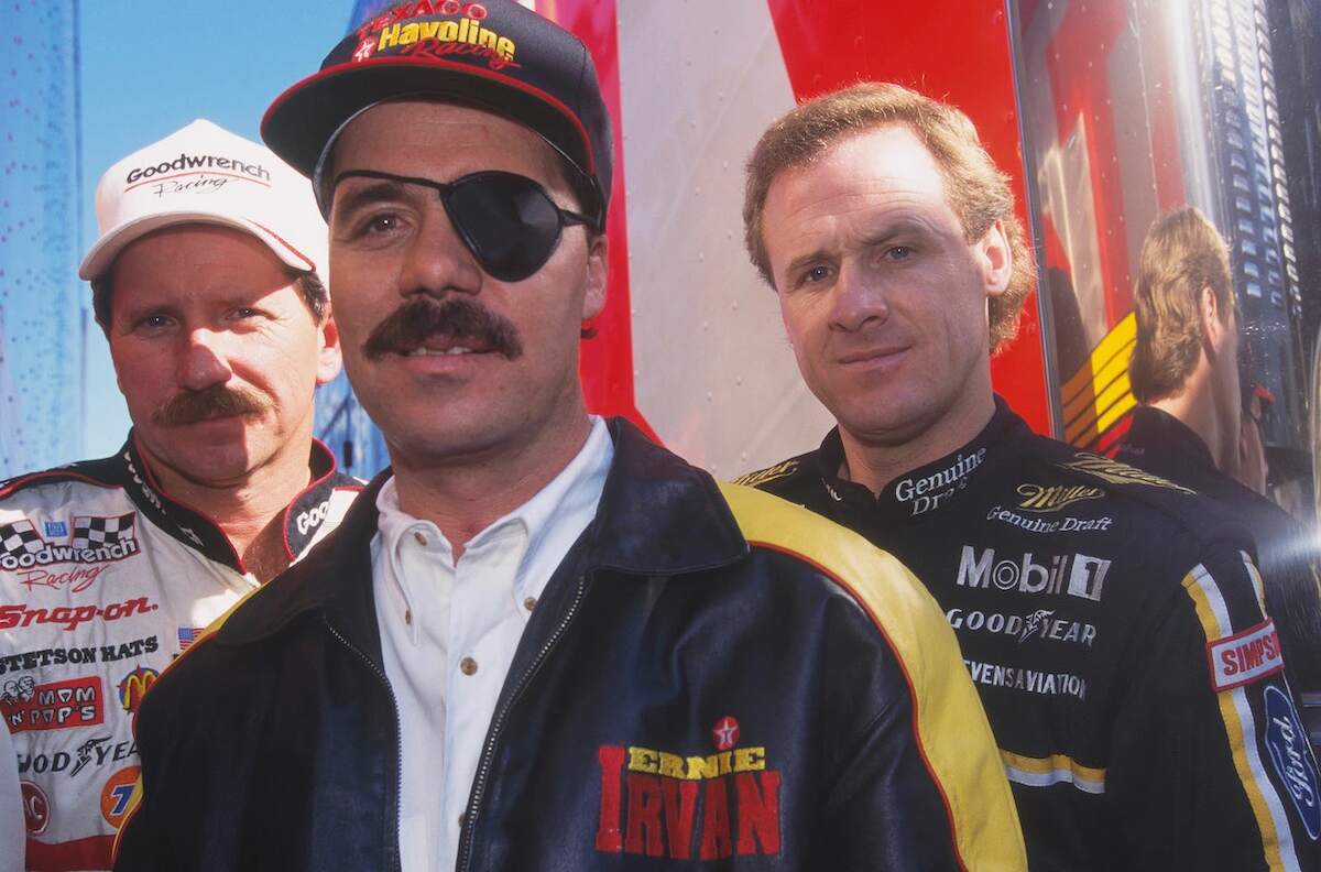 Stock car driver Ernie Irvan at a NASCAR event