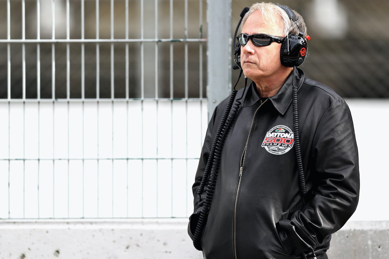 Gene Haas at F1 testing.