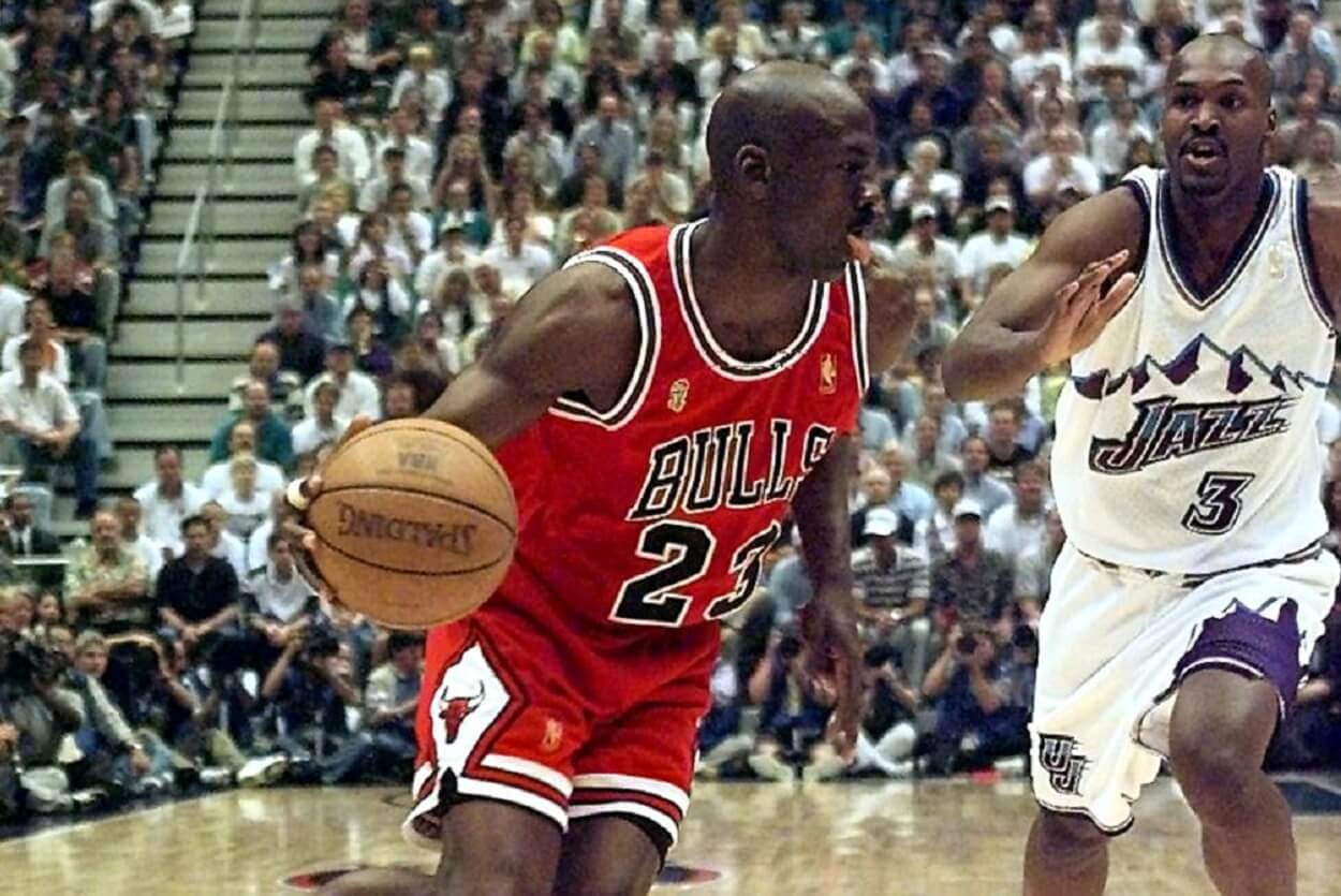 Michael Jordan's "Flu Game" during the 1997 NBA Finals