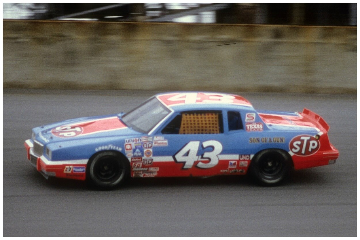 Nascar Driver Richard Petty in action in the STP #43 car February 20, 1983 during the Nascar Winston Cup Daytona 500 at Daytona International Speedway