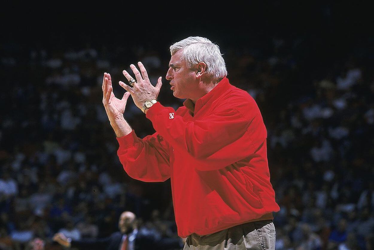 Bob Knight during his time coaching at Indiana.