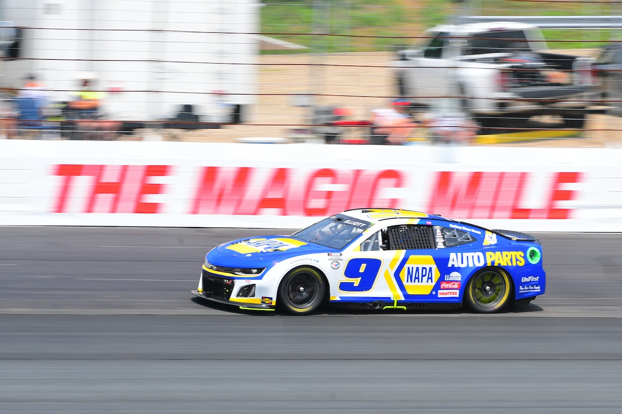 Chase Elliott races.