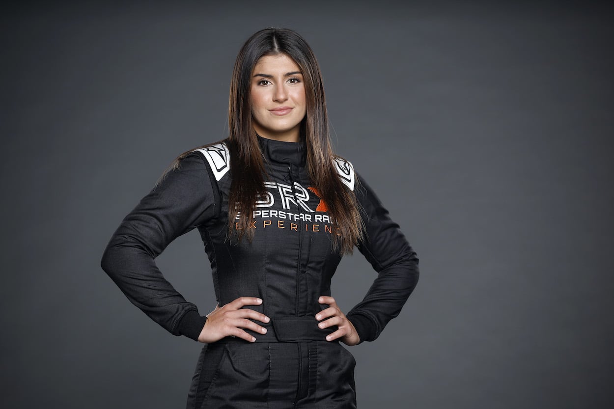 Hailie Deegan poses.