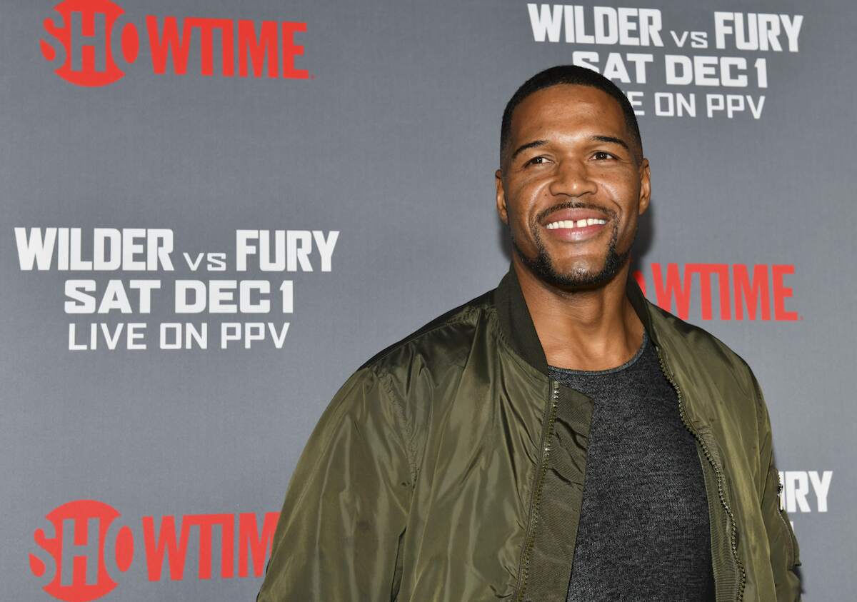 Michael Strahan attends the Heavyweight Championship of The World "Wilder vs. Fury" Premiere on Dec. 01, 2018