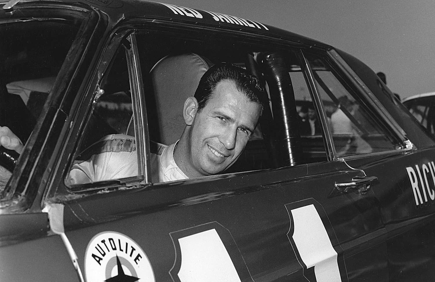 Ned Jarrett began his final year on the NASCAR Cup circuit by finishing seventh in the 1966 Daytona 500 at Daytona International Speedway. ISC Images & Archives via Getty Images