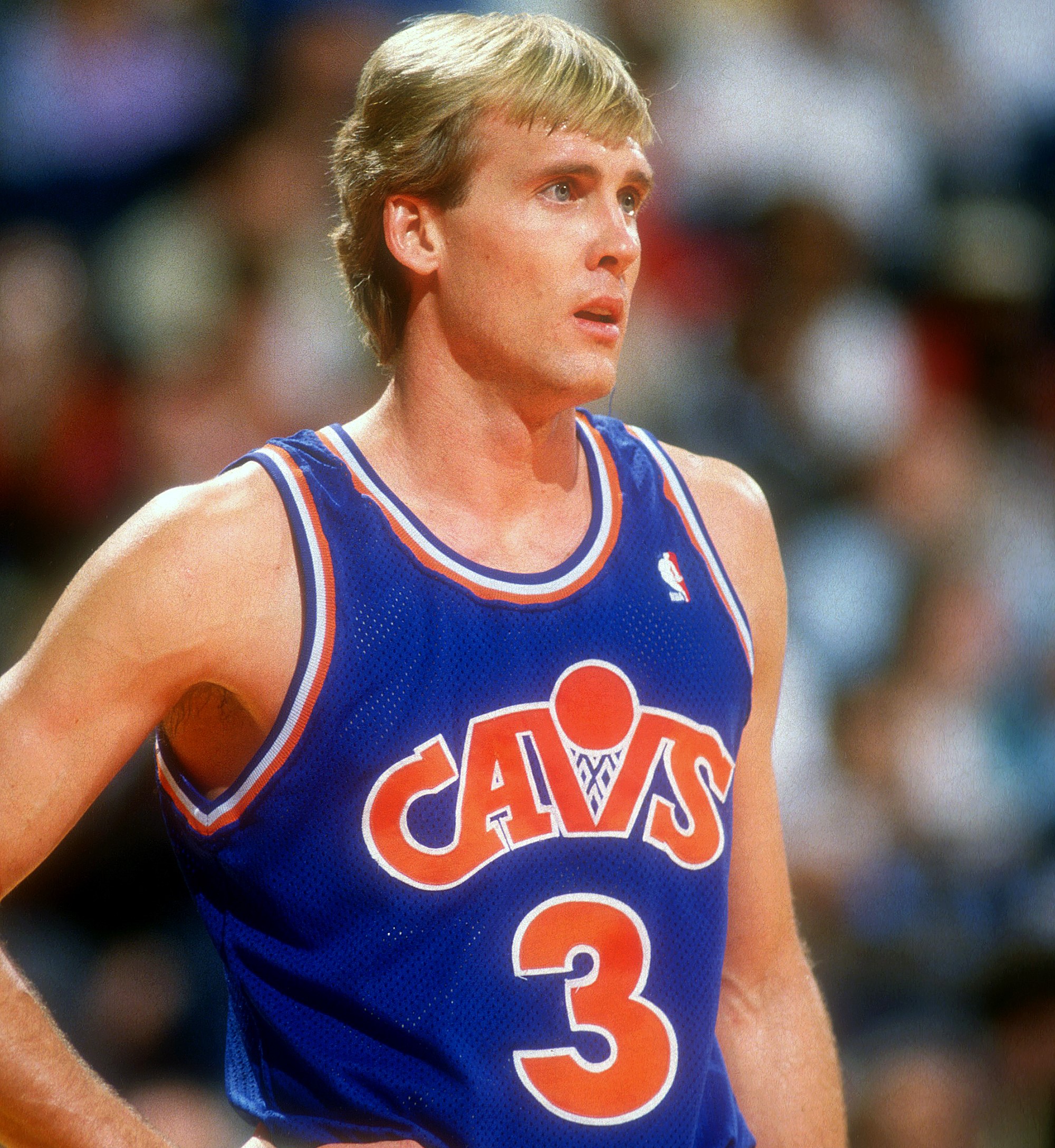 Craig Ehlo of the Cleveland Cavaliers during an NBA game against the Washington Bullets.