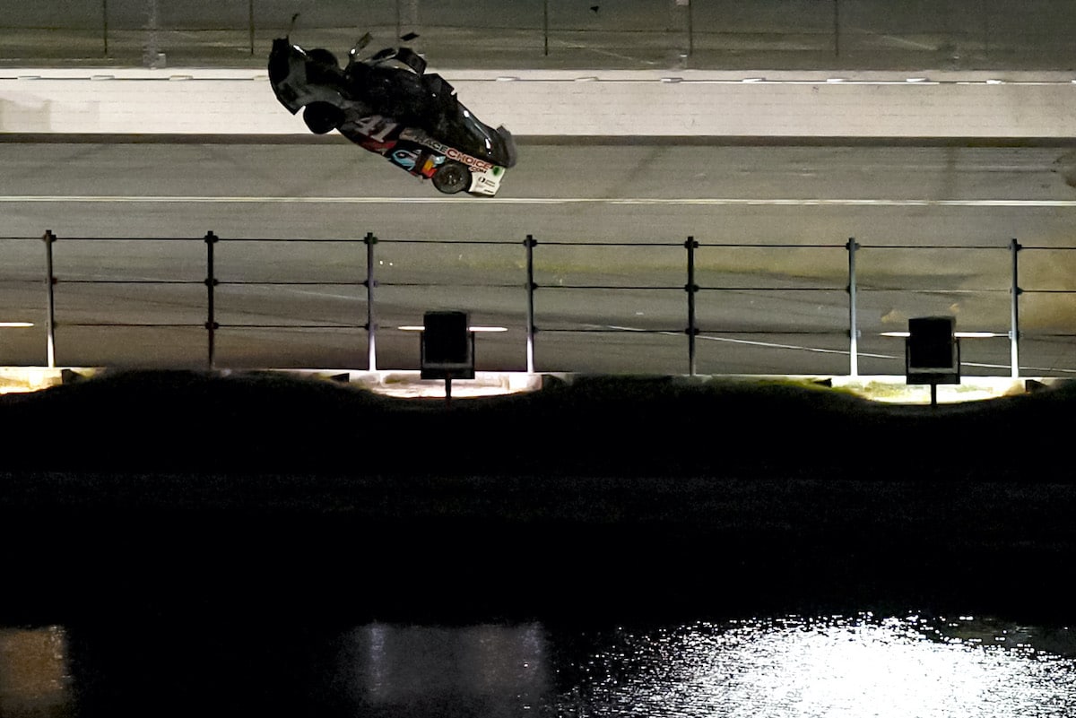 Ryan Preece flips.