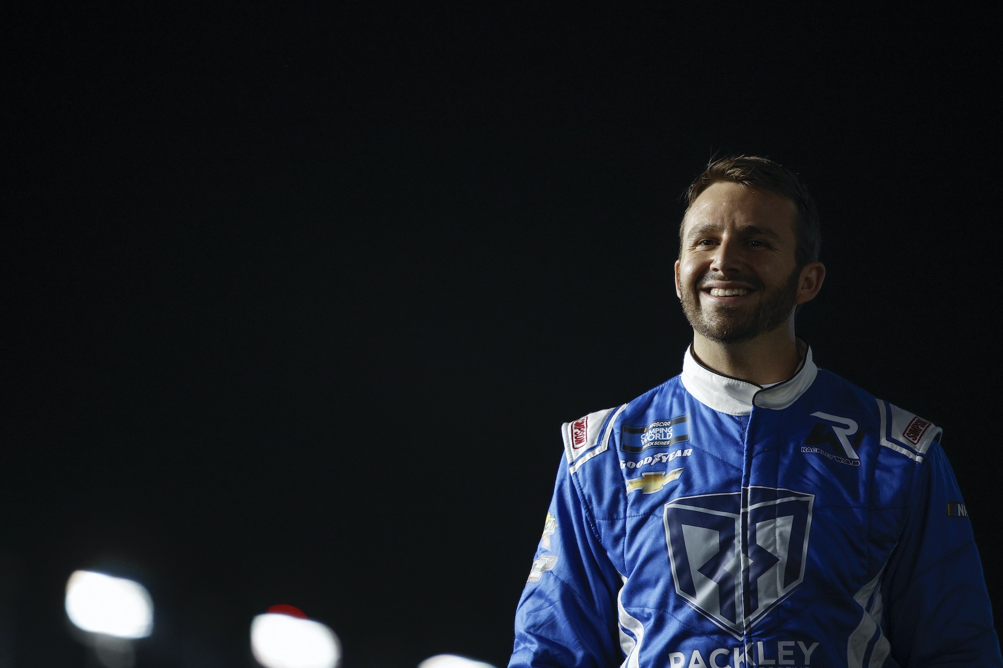 Matt DiBenedetto before NASCAR Truck Series Race.