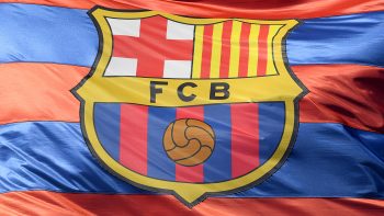 FC Barcelona flag