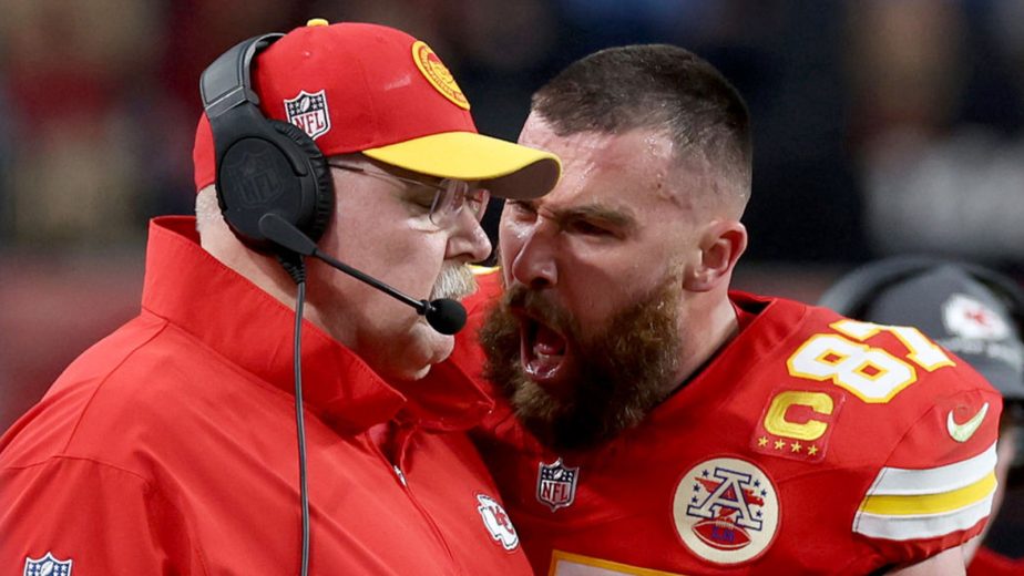 Travis Kelce Andy Reid Chiefs Super Bowl Incident