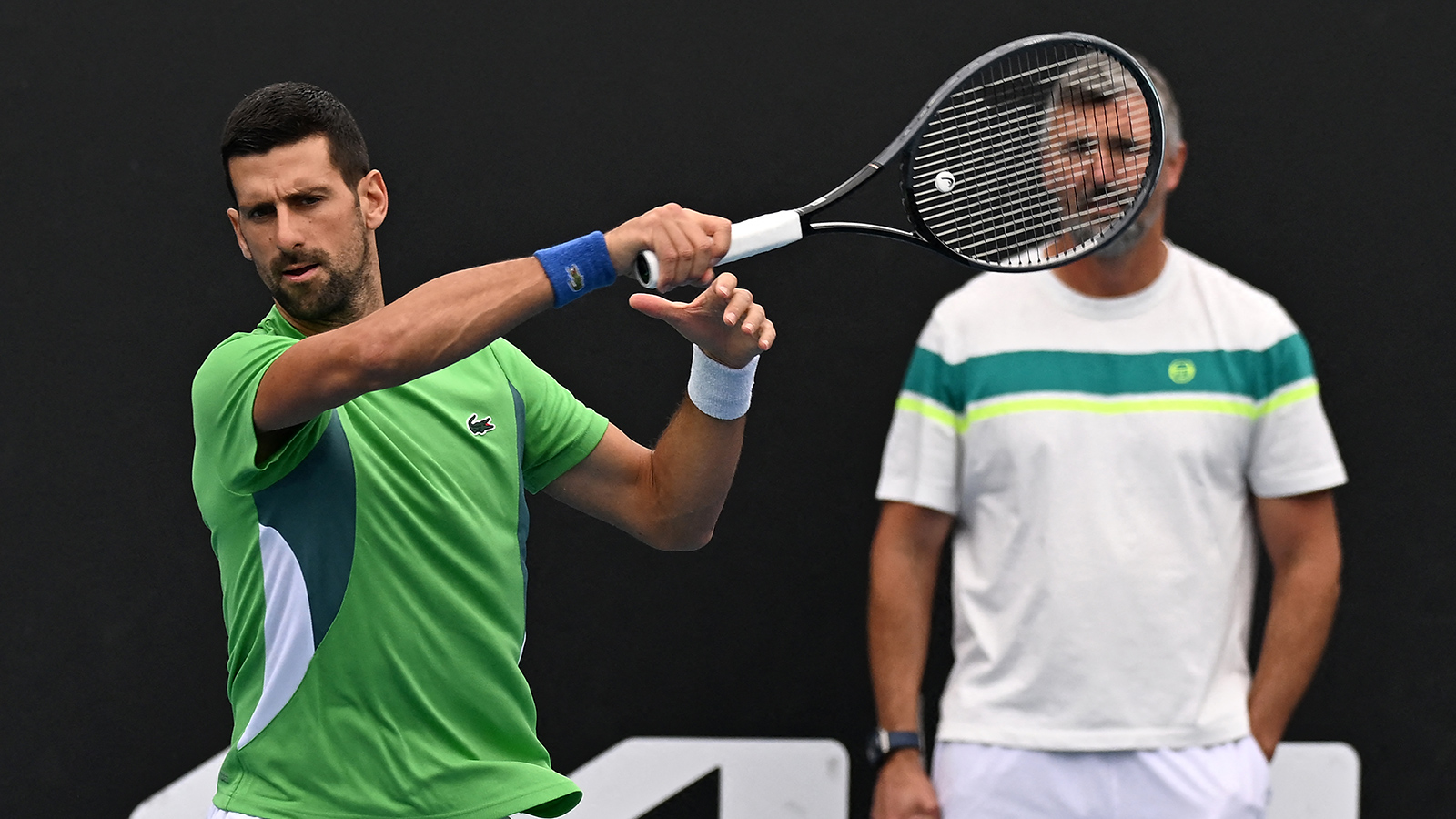 Novak Djokovic and Goran Ivanisevic