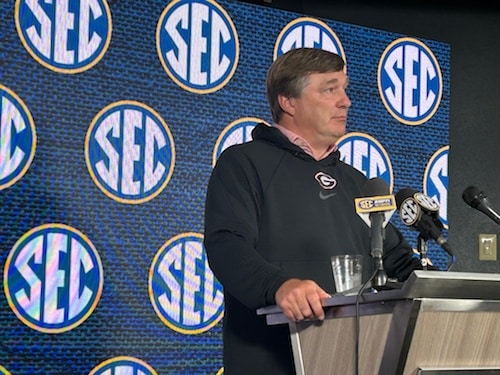 Georgia football coach Kirby Smart