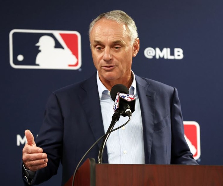 MLB Commissioner Rob Manfred Says League Was 'Dragged' Into Legalized Sports Betting
