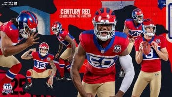 New York Giants Century Red