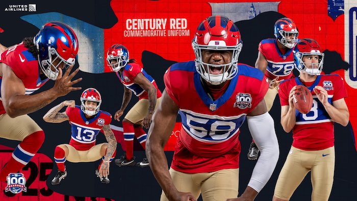 New York Giants Century Red