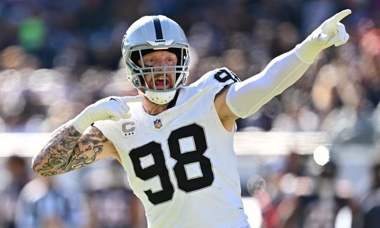 Raiders DE Maxx Crosby Gets $6M Raise in Reworked Contract