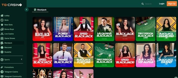TG casino table games 