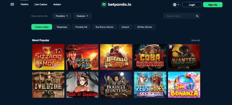 Betpanda - top Tether casino site