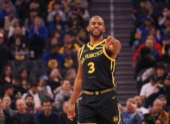 Golden State Warriors guard Chris Paul (3).