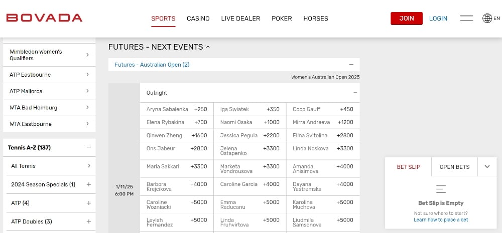 Bovada - one of the best Oklahoma sports betting sites