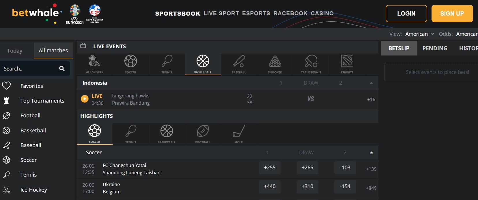Georgia sports betting betwhale sports markets