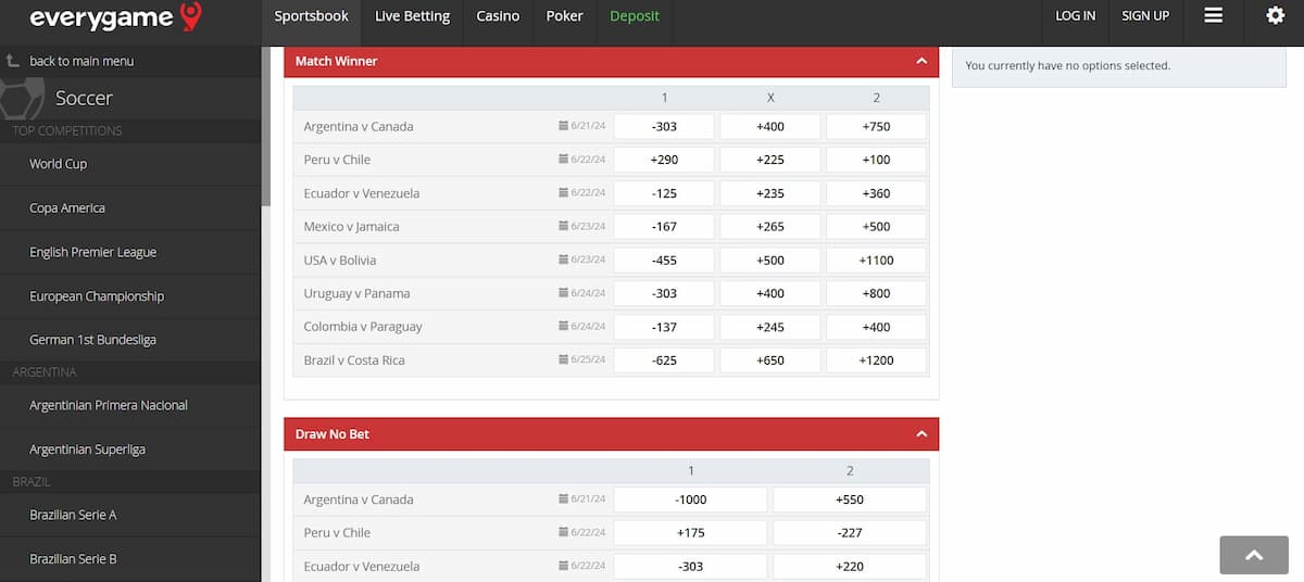 Everygame soccer sportsbook