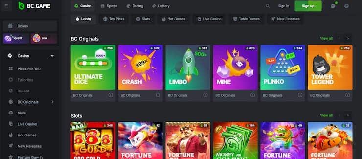 BC. Game crash games