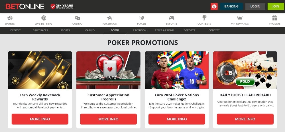 Betonline promo code BetOnline poker promotions