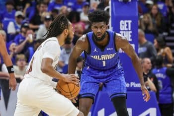 Orlando Magic forward Jonathan Isaac.