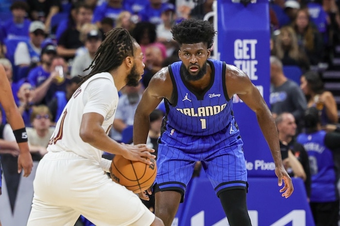 Orlando Magic forward Jonathan Isaac.