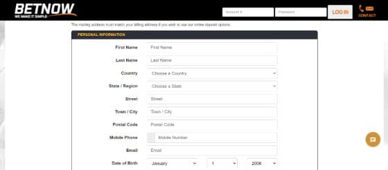 betnow promo code register at BetNow