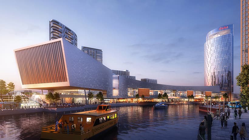 Bally’s began demolition work for their downtown Chicago casino on Tuesday