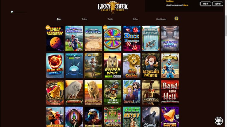 online casinos that accept Amex - Lucky Creek Casino