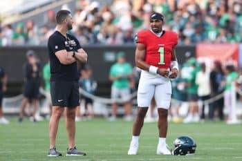 Nick Sirianni and Jalen Hurts.