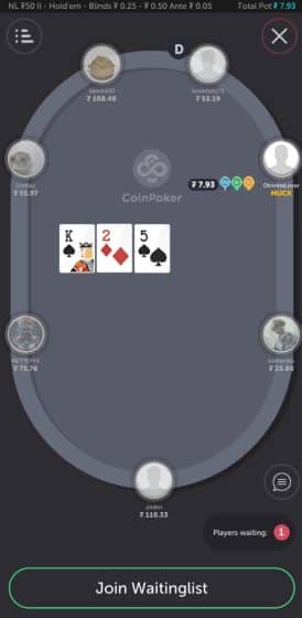 start playing on Coinpoker